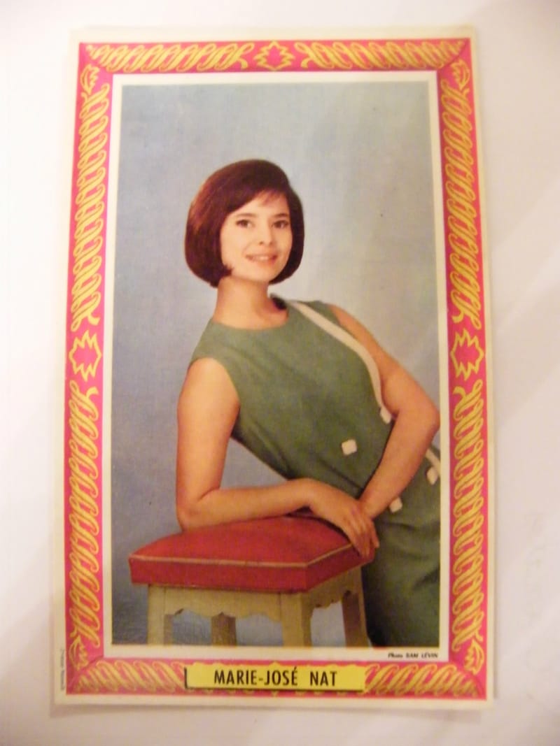 "Carte Photo Marie José Nat Biscottes Corvisart"
