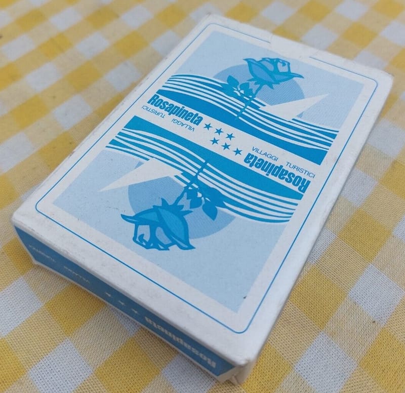 Cartes Jeu Rosapineta Italie Village Touristique Grimaud sous blister