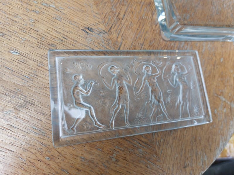 Boite Bijoux Cristal Bohème Danseuses Faune Début XX ème Siècle — vue 7