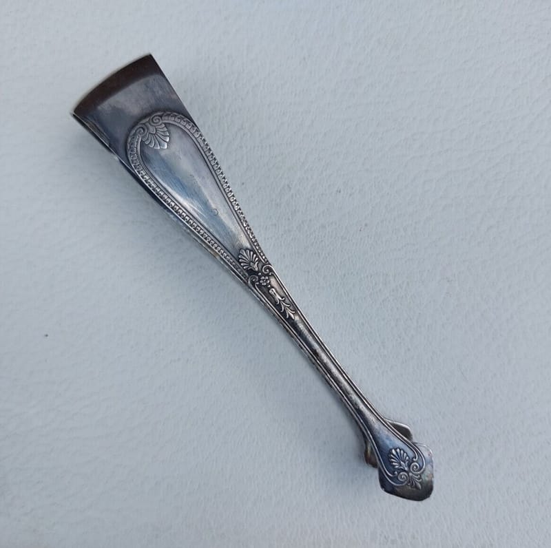 Argent Plaqué Pince Sucre Silver Silber Empire