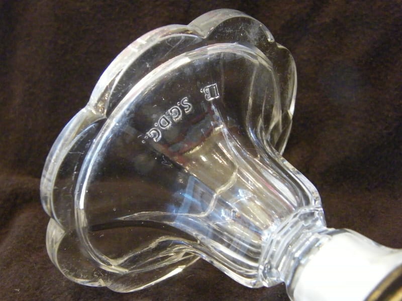 Porte Cierge procession amovible  verre breveté SGDG — vue 4