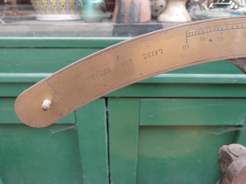 Pèse Laine Instrument Mesure XIX ème siècle L Casin à Lille — vue 2