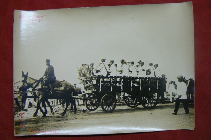 Photographie La Fête des Drapeaux Dakar Août 1913 La Senegalaise Armée Militaire