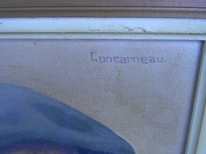 Charles Liebert Concarneau Huile sur Toile Pêcheur Breton — vue 4