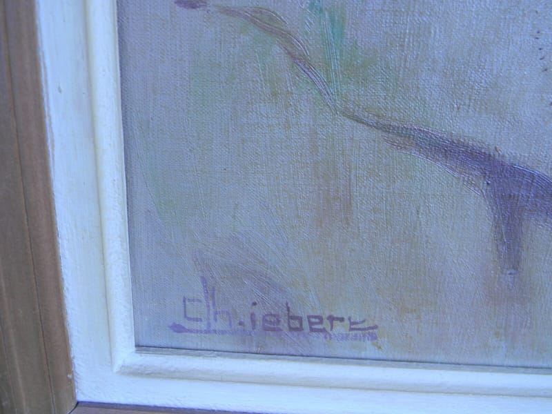 Charles Liebert Concarneau Huile sur Toile Pêcheur Breton — vue 5