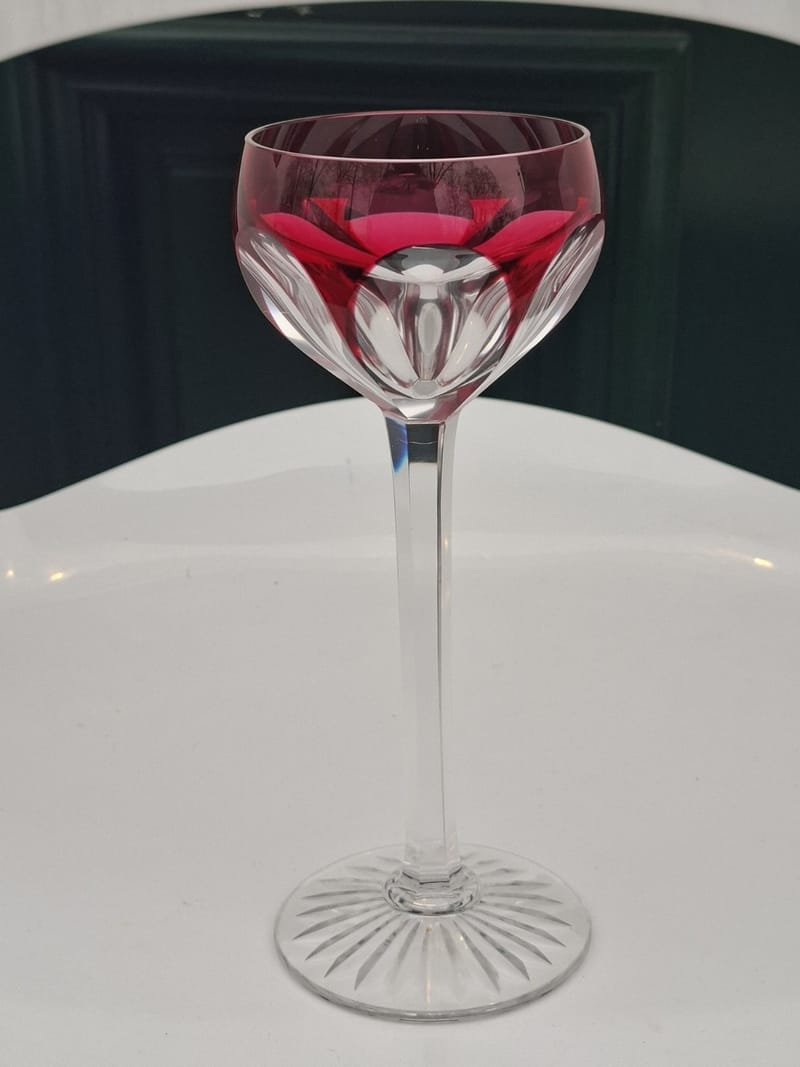 St Louis Roemer Cristal Joseph Verre Roemer Saint Louis Rouge