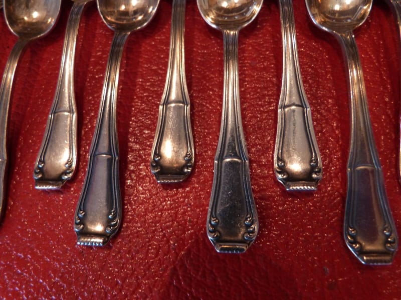 Boulenger Cuillères Moka Argent Plaqué Silver Silber — vue 2