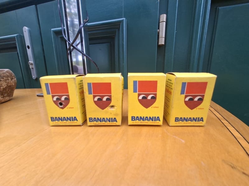 Banania Boites Factices Dinette années 60 70