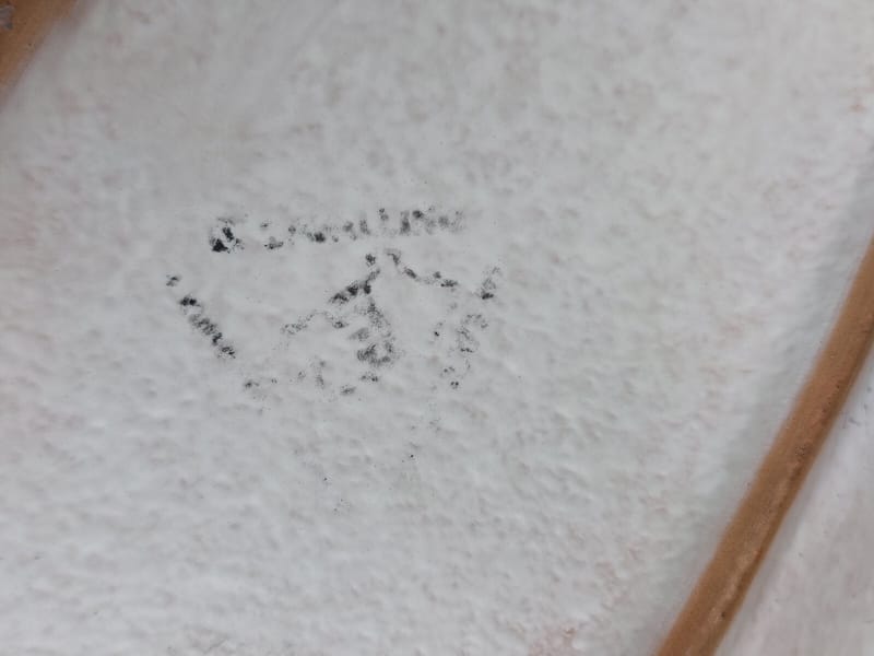 Plat Céramique Oiseaux Années 60 Ovale — vue 6