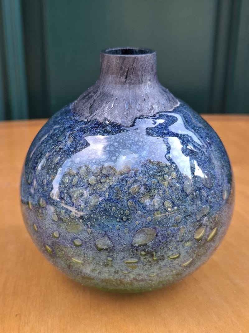 Benny Motzfeld Norvège Vase Boule Bullé