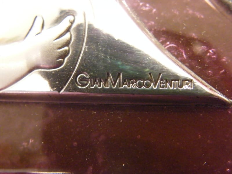 Argent Jésus Vierge enfant Verre Argent Gian Marco Venturi" — vue 2