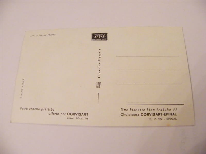 "Carte Postale Pierre Perret 1283 Biscottes Corvisart" — vue 2
