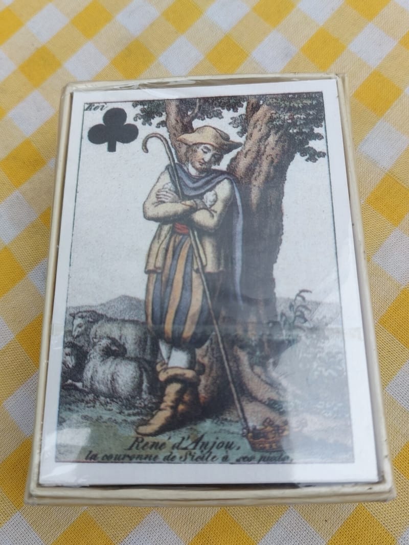 Cartes Fantaisie Grimaud sous blister René d'Anjou