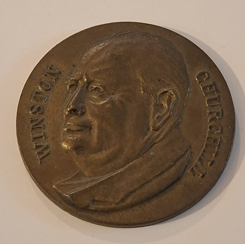 Médaille Bronze Winston Churchill CBD Cercle des Bibliophiles