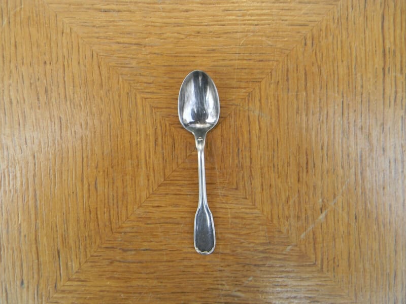 Christofle Cuillère Moka Expresso Modèle Versailles Argent Plaqué Silver Silber