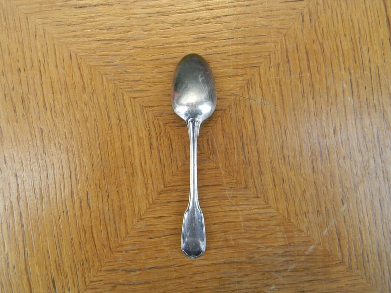 Christofle Cuillère Moka Expresso Modèle Versailles Argent Plaqué Silver Silber — vue 3