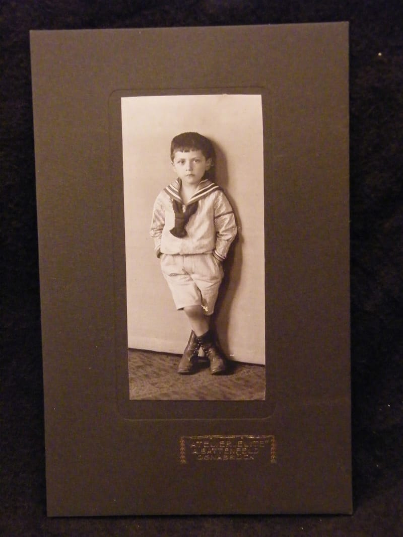 "Photographie Enfant Atelier Elite Osnabruck Allemagne Début XX ème siècle"