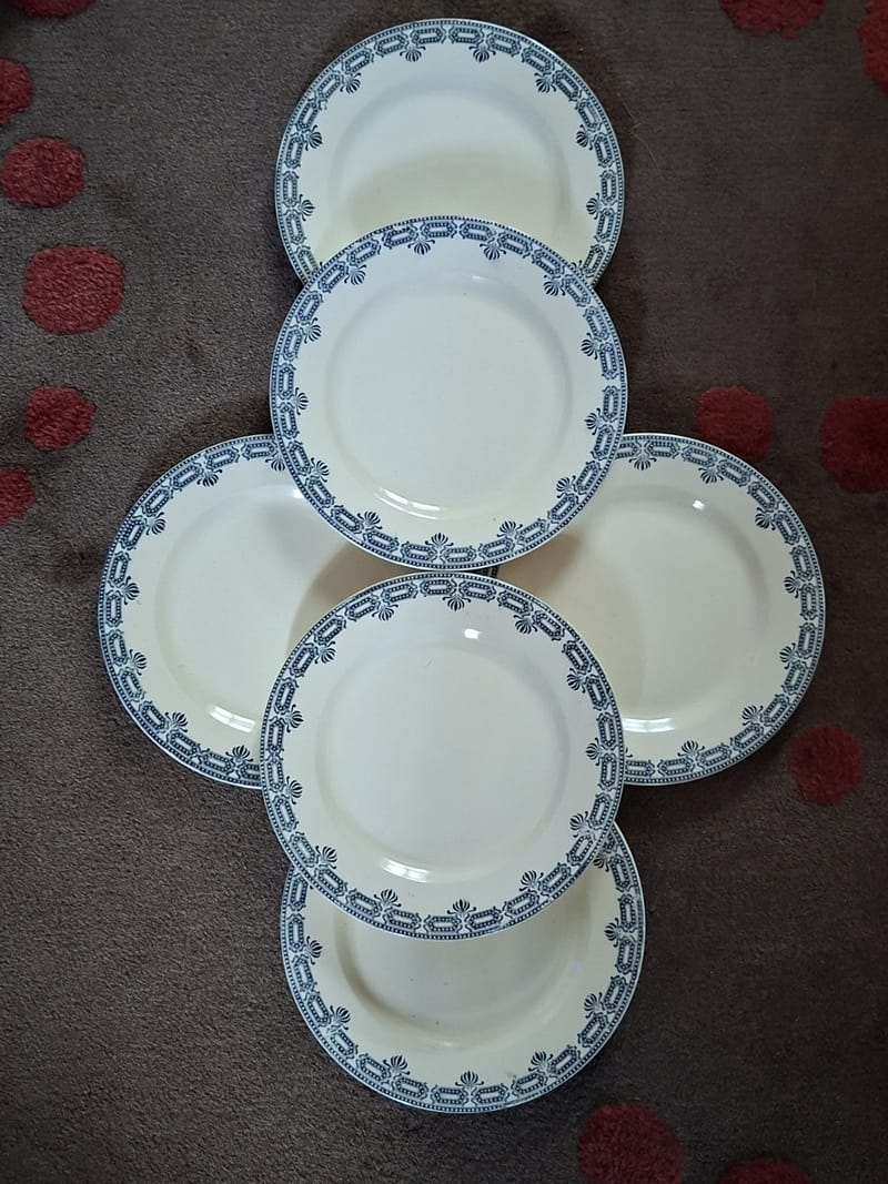 Salins Rivoli Terre de Fer Assiettes Plates