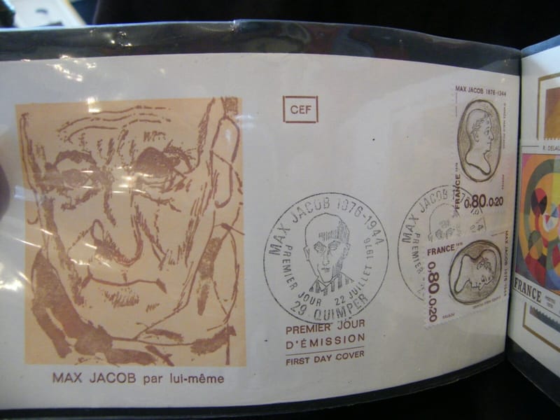 "Enveloppe 1er jour Max Jacob 1976 + 1 Timbre non oblitéré"