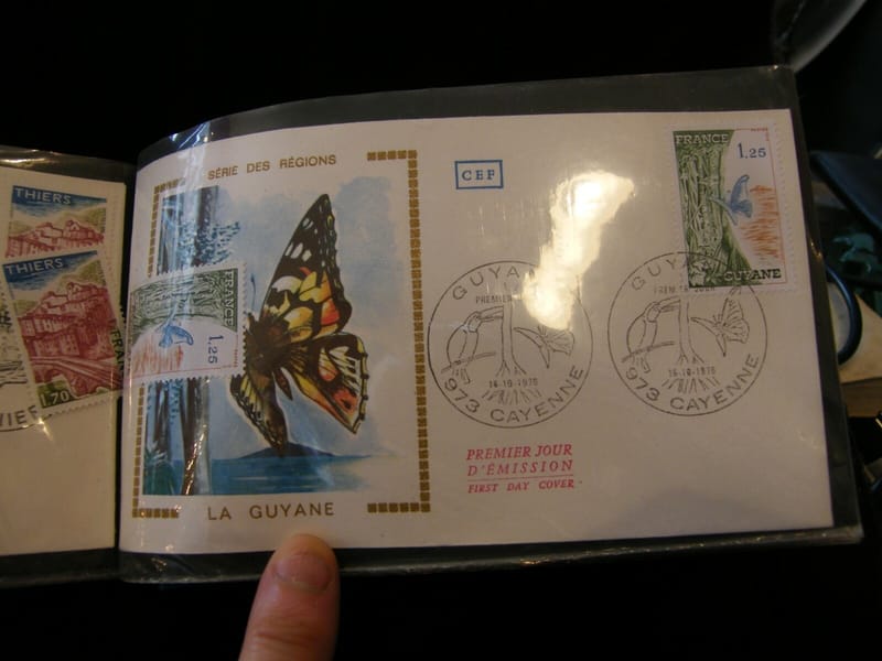 "Enveloppe 1er jour La Guyane 1976 + 1 timbre non oblitéré"