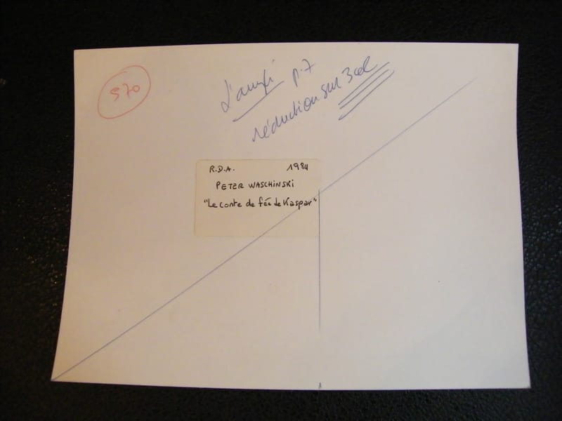"Photographie Peter Waschinski Le conte de fée de Kaspar RDA 1984" — vue 2