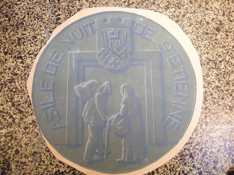 "Pastel de Concours Asile de Nuit de St Etienne"