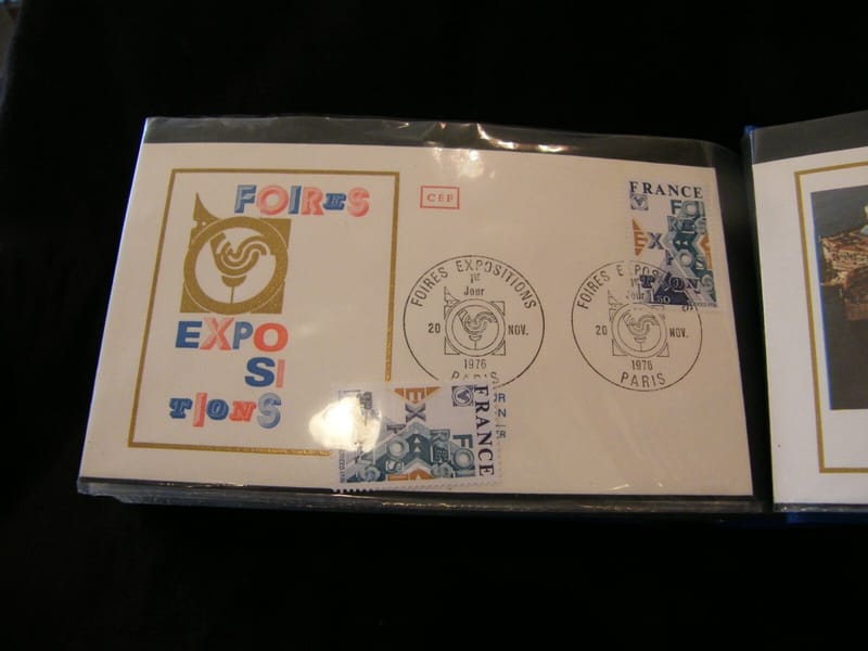 "Enveloppe 1er jour Foires Expositions 1976 + 1 timbre non oblitéré"