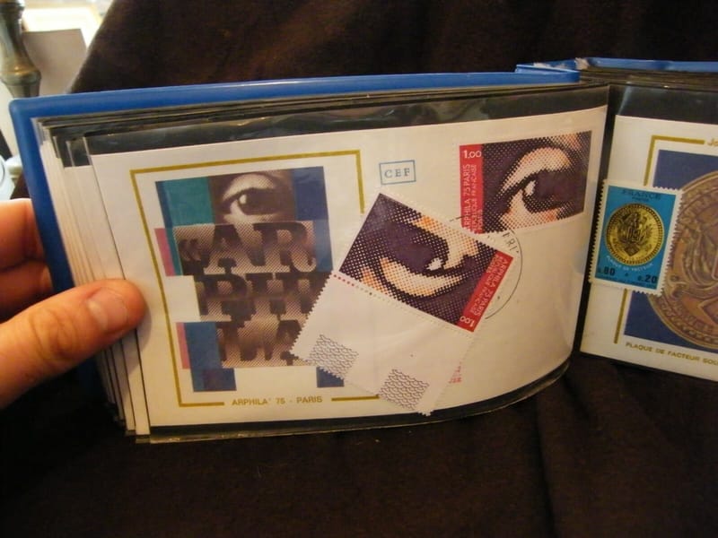 "Enveloppe 1er jour Arphila Paris 75 1975 + 1 timbre non oblitéré"