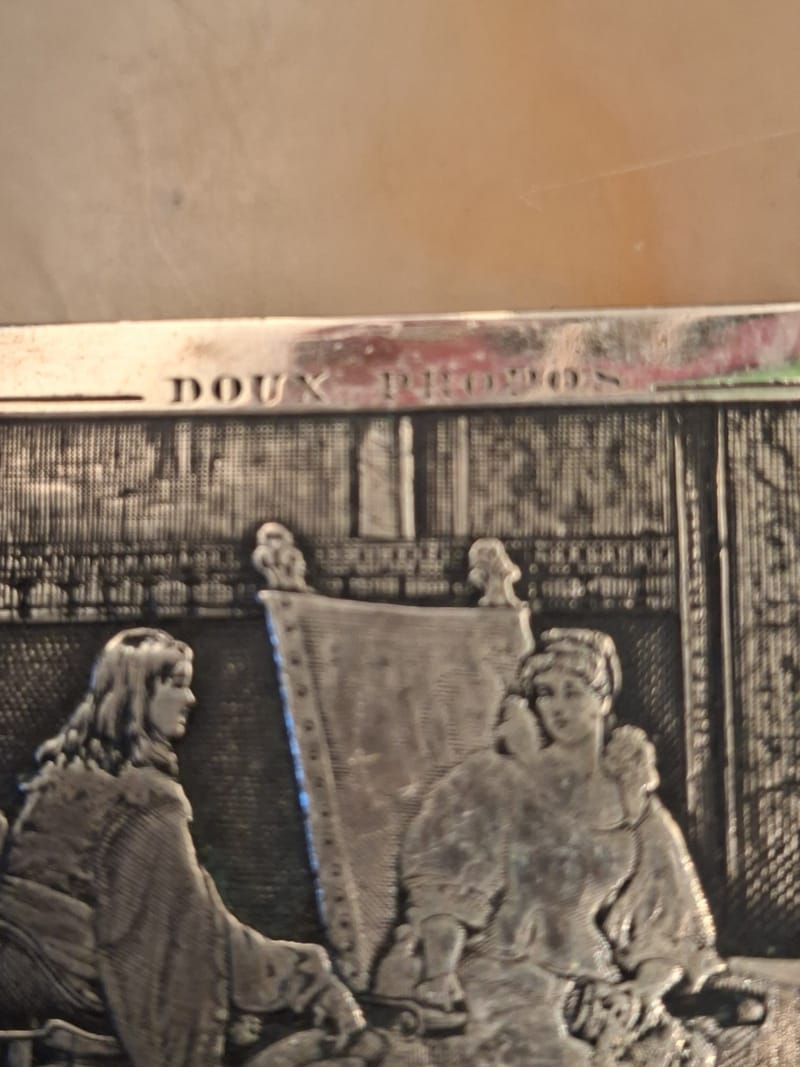 Boite Bijoux Argent Plaqué Doux Propos Silver Silber — vue 4