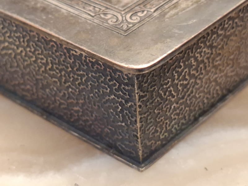 Boite Bijoux Argent Plaqué Intimité Crosio Silver Silber — vue 3