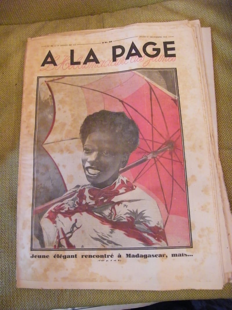 "A la page N°91 Décembre 1931 Jeune élégant à Madagascar"