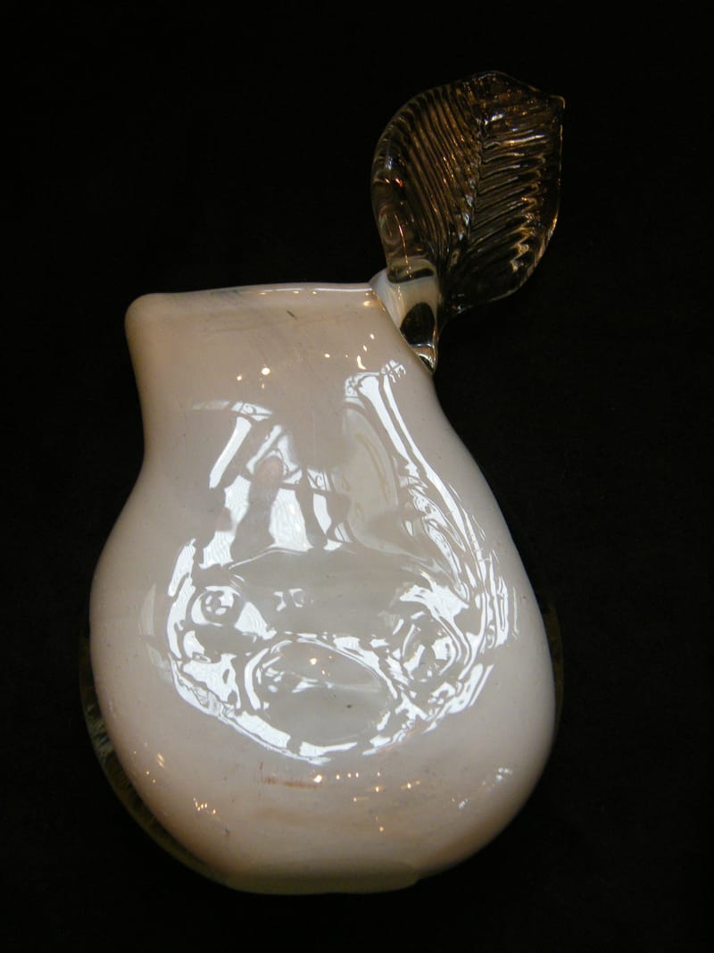 Vase soliflore Verre Feuille d'or — vue 3
