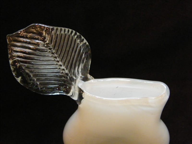 Vase soliflore Verre Feuille d'or — vue 2