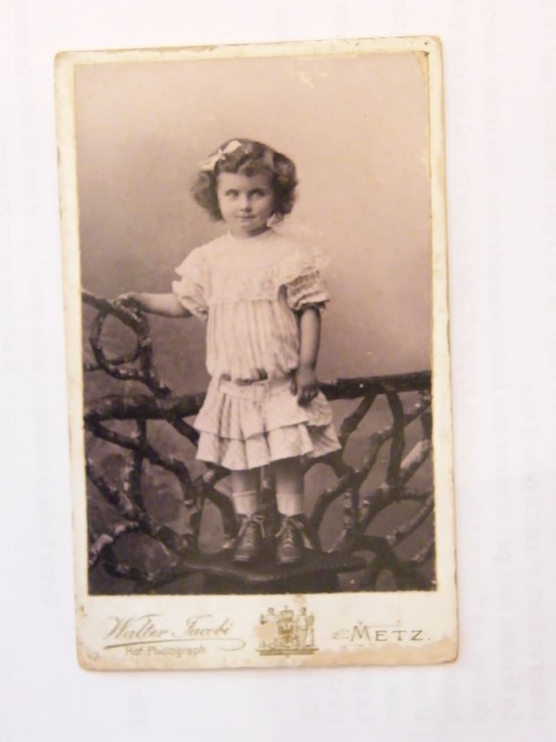 "Photographie CDV Enfant Walter Jacobi Metz XIX ème Siècle"
