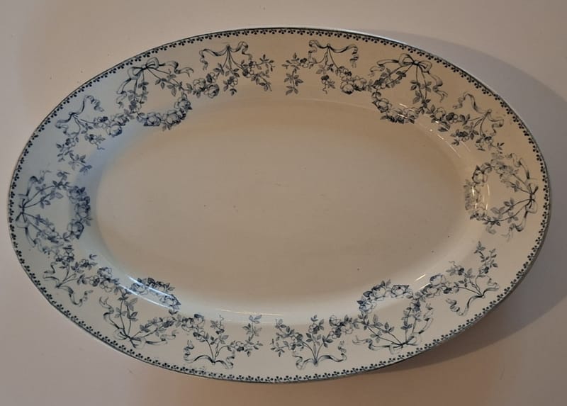 Sarreguemines Mozart Plat Ovale 36,5 cm