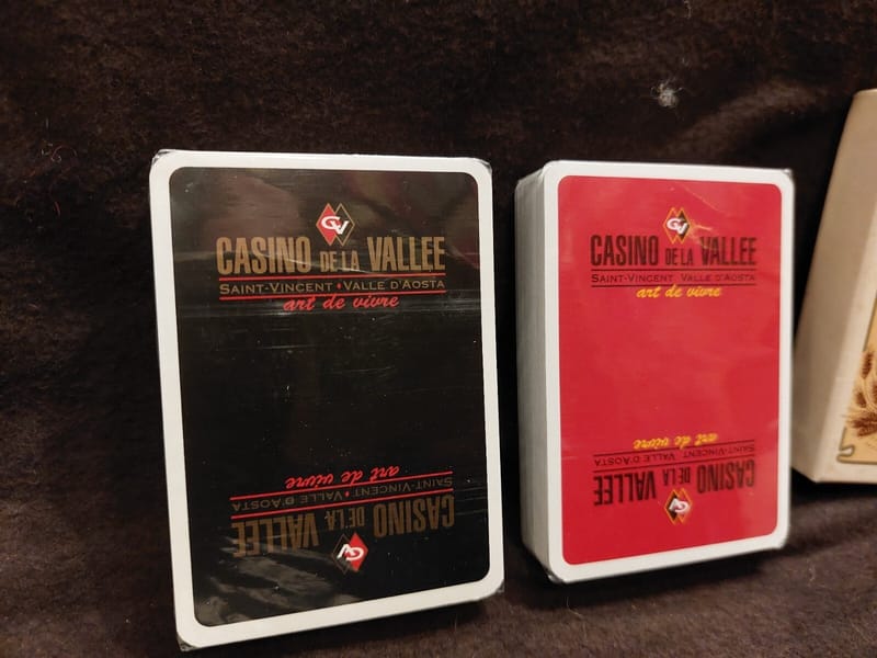 Cartes Jeu Vieux Pané Casino Vallée Aosta sous blister — vue 3