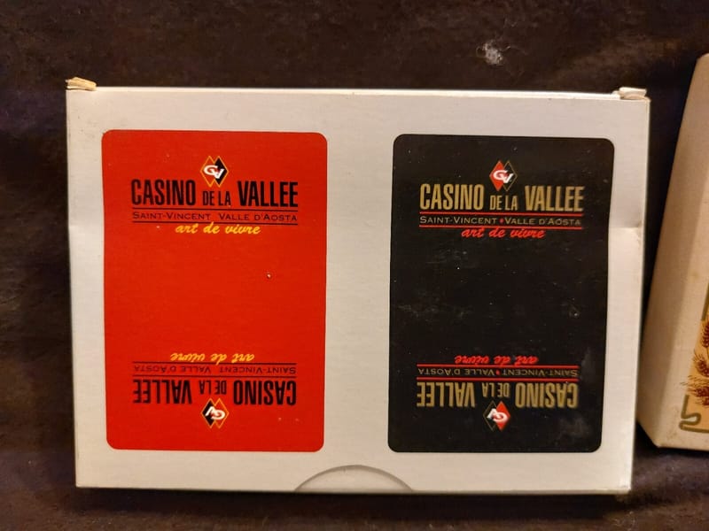 Cartes Jeu Vieux Pané Casino Vallée Aosta sous blister — vue 2