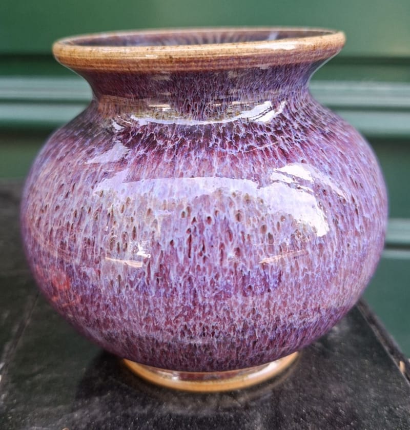 Vase Céramique Signé Bel émaillage