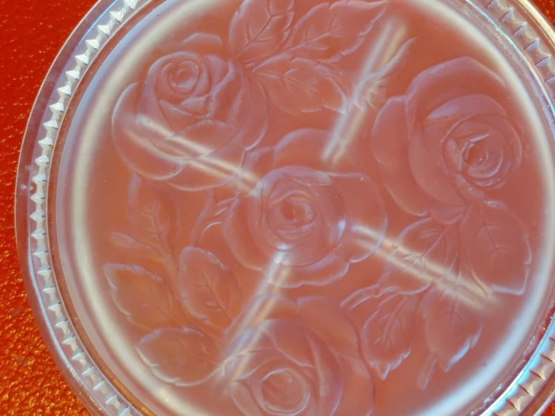 Dessous Bouteille Verre Roses Hoffmann — vue 4
