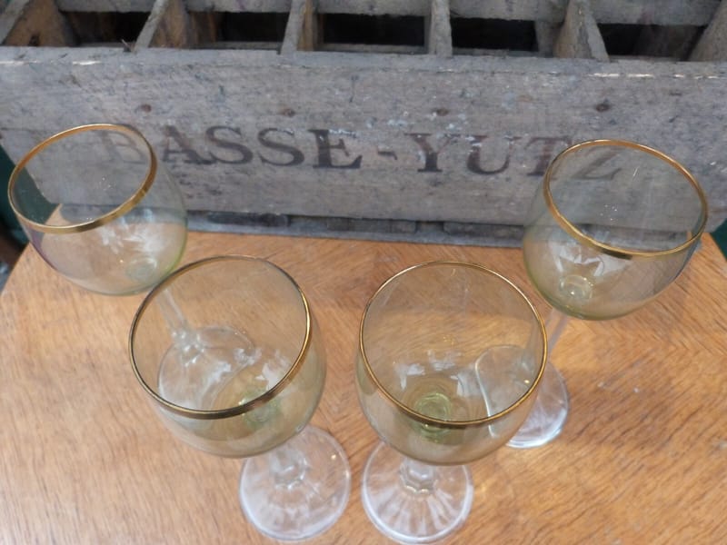 Roemer Verres Vin Blanc Cristal Anciens — vue 4