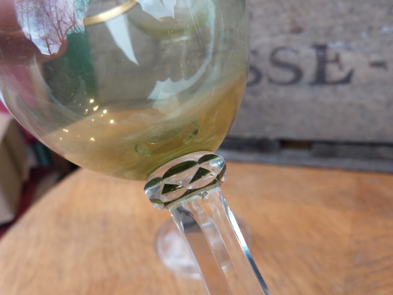 Roemer Verres Vin Blanc Cristal Anciens — vue 6