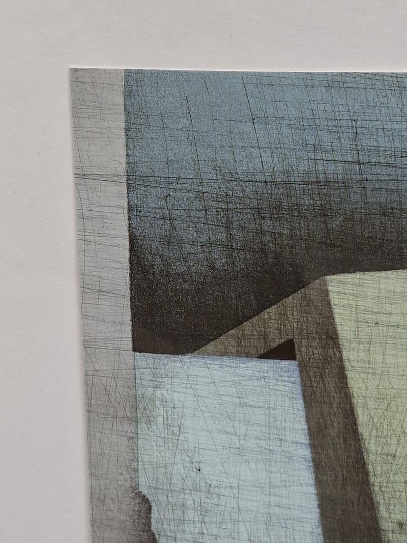Heinz Otto Muller Erbach Dessin Brutaliste Signé HOM 75 — vue 6