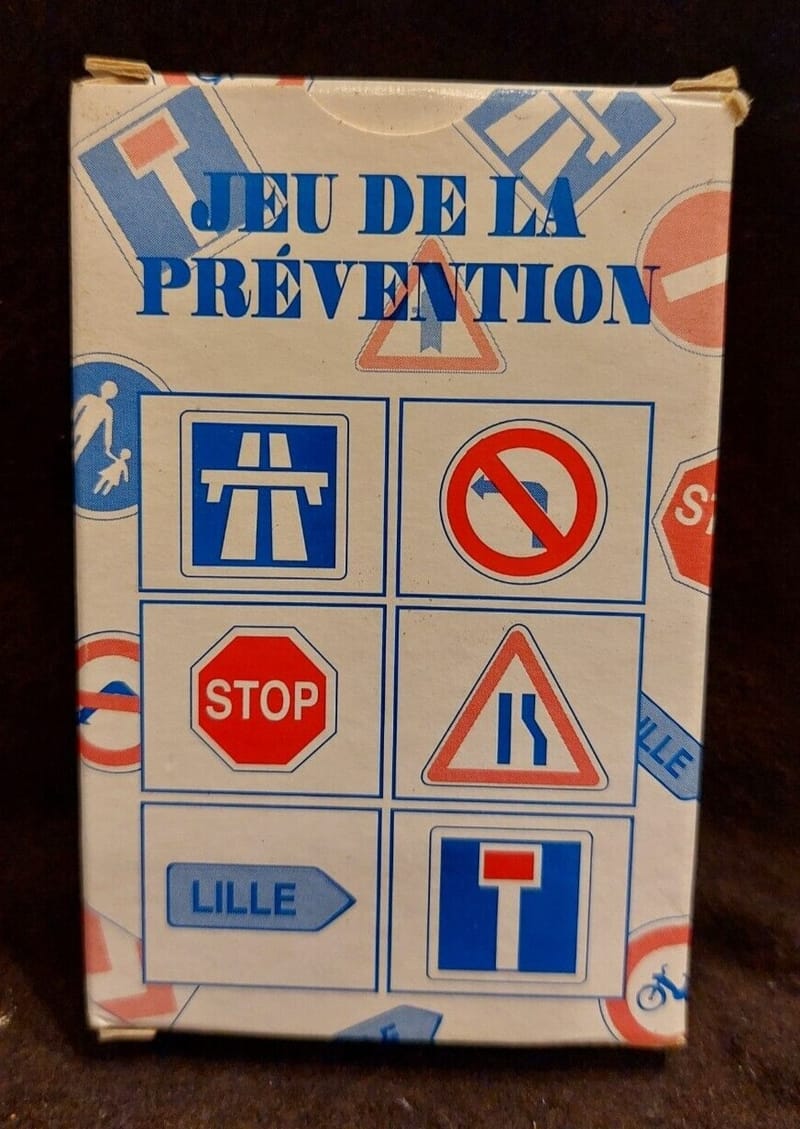 Cartes Jeu Prévention Crédit Mutuel sous blister