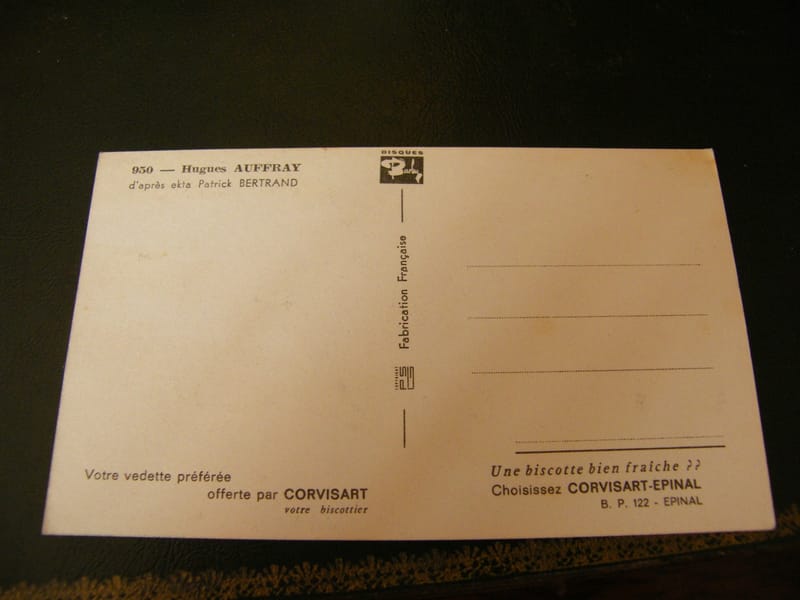 "Carte Postale Hugues Auffray Corvisart 950" — vue 2