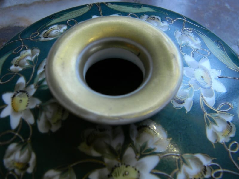 Art Nouveau Porcelaine Limoges Tressemann & Vogt  Vase Plat — vue 2