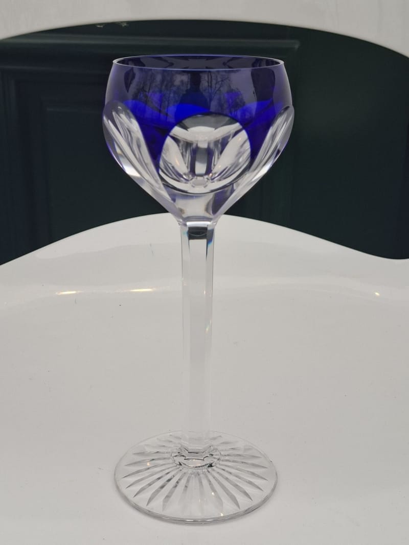 St Louis Roemer Cristal Joseph Verre Roemer Saint Louis Bleu Cobalt