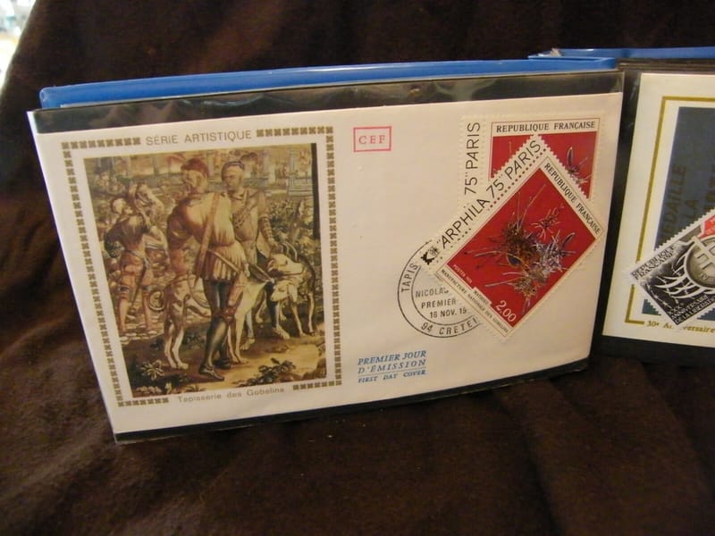 "Enveloppe 1er jour Tapisserie des gobelins 1974 + 1 timbre non oblitéré"