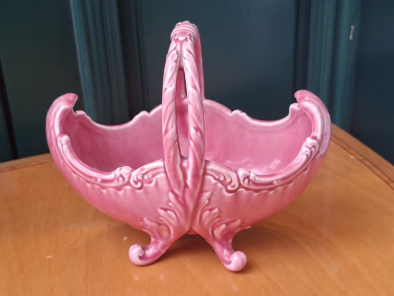 Jardinière Panier Sarreguemines Majolique 2338