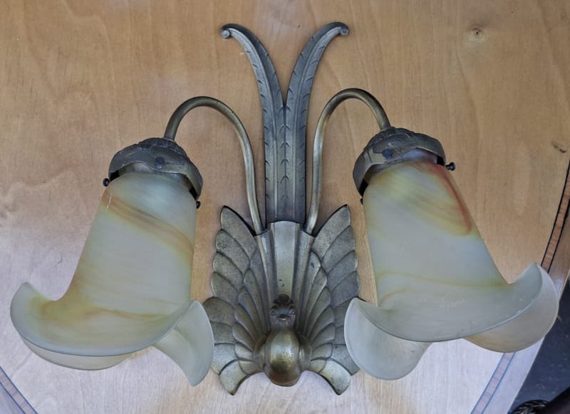 Vianne Applique Bronze Faisan Art Déco