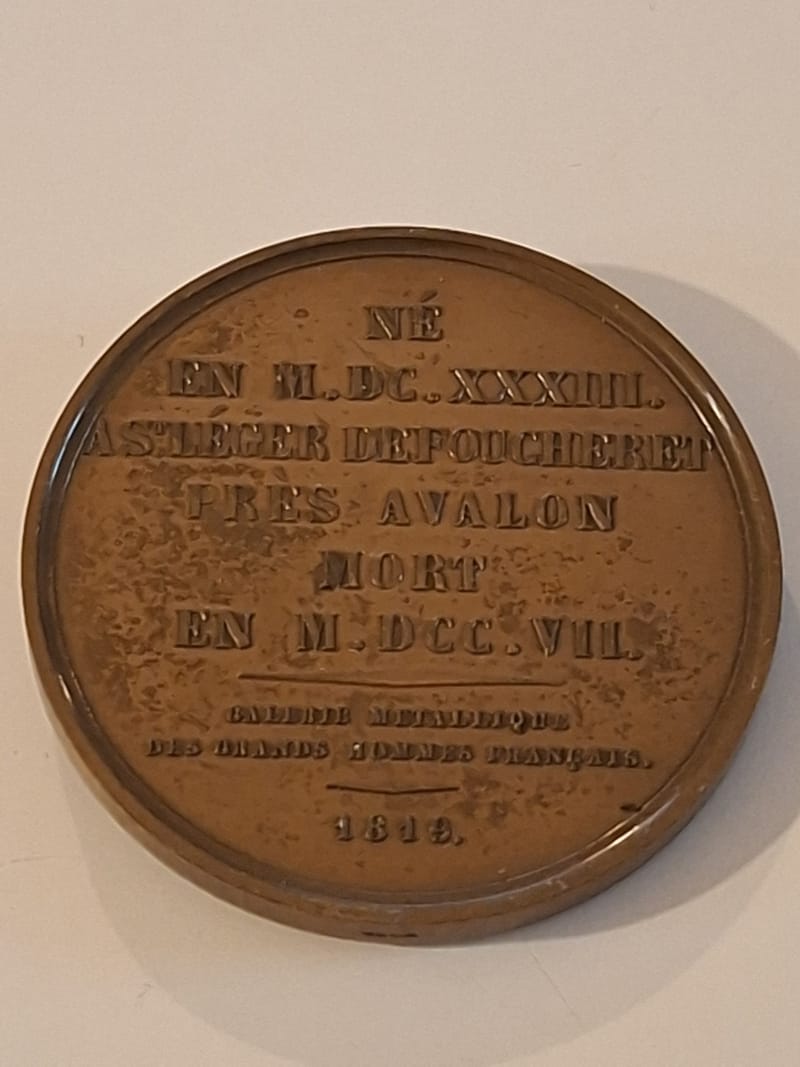 Médaille Bronze Vauban 1819 — vue 4